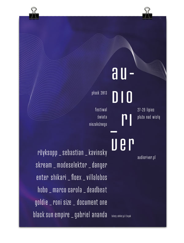 Audioriver音乐节VI形象设计欣赏